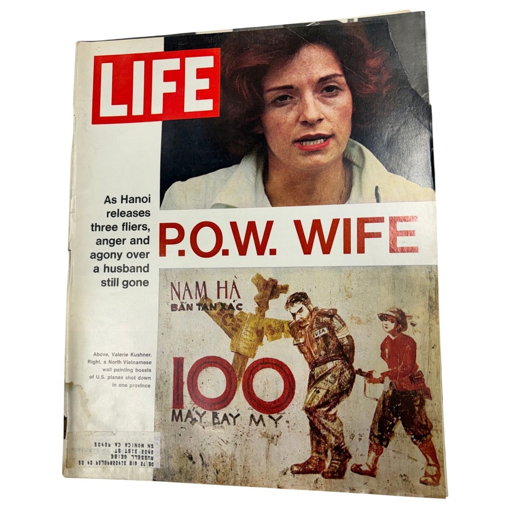 Vintage LIFE Magazine Mar 1 1968 P.O.W Wife Valerie Kushner Vietnam War